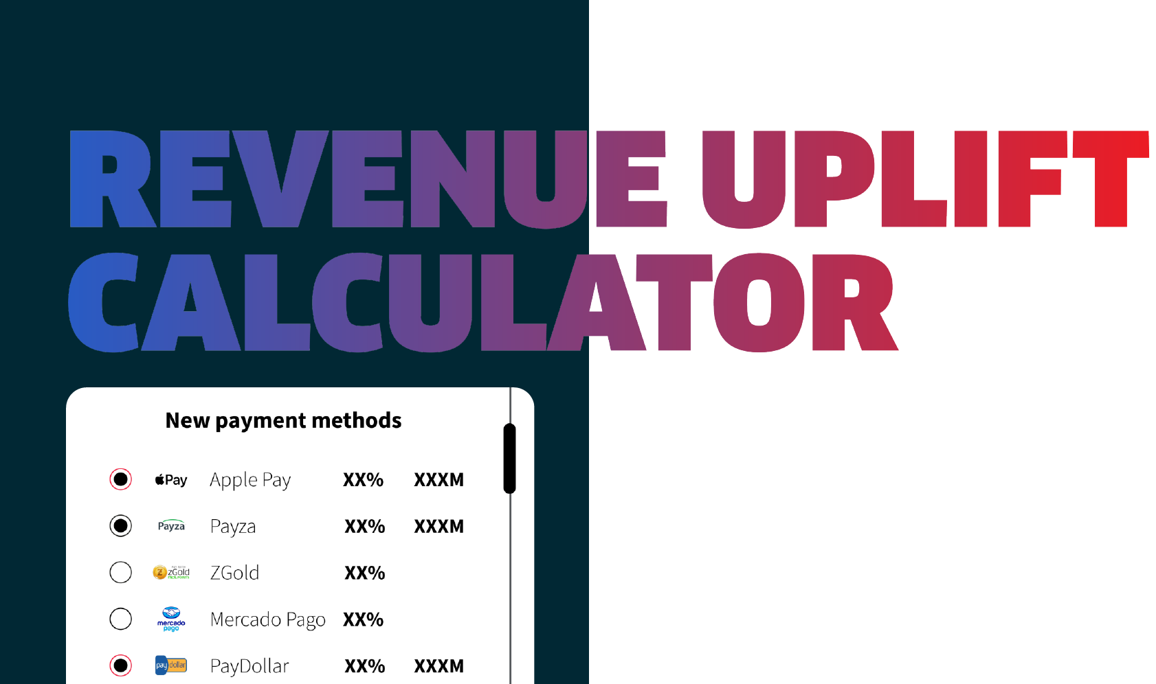 Worldpay Revenue Calculator images